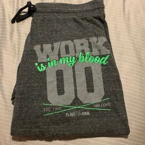 Flag not Fail cropped sweats